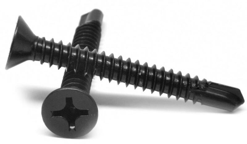 25T150TPF0X 1/4-14 X 1 1/2 PH FLAT SDS BLK OX & WAX